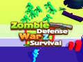 Gioco Zombie defense: War Z Survival