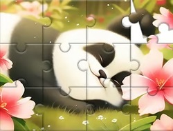 Gioco Puzzle: Panda addormentato 
