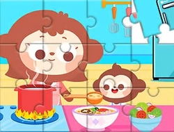 Gioco Puzzle: Cucinare 