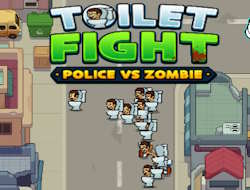Gioco Lotta nei servizi igienici Polizia contro zombie .