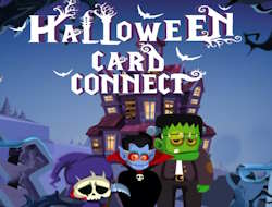 Gioco Connetti la carta di Halloween 