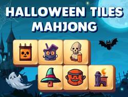 Gioco Mahjong con piastrelle di Halloween 