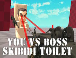 Gioco Tu contro il Boss Skibidi Toilette 