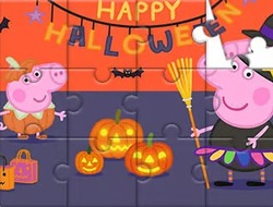 Gioco Puzzle: Peppa Halloween 