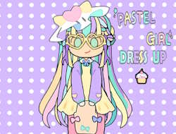 Gioco Vestire una ragazza pastello .