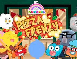Gioco Frenesia della pizza Gumball .