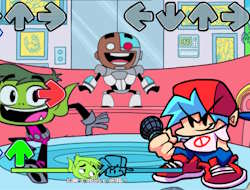 Gioco Funkin' del venerdì sera contro Beast Boy .