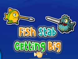 Gioco Il pesce pugnalato diventa grosso .