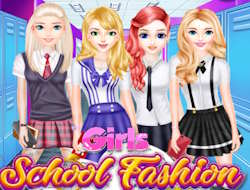 Gioco Moda scolastica per ragazze .