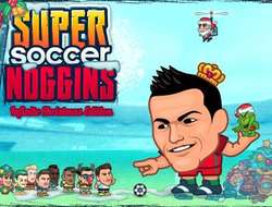 Gioco Edizione natalizia di Super Soccer Noggins 