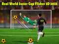 Gioco Real World Soccer Cup Flicker 3D 2023