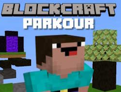 Gioco Parkour Blockcraft.