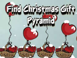 Gioco Trova la piramide dei regali di Natale 
