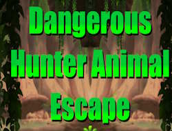 Gioco Fuga di animali da cacciatore pericoloso 