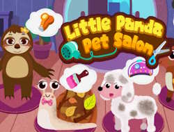 Gioco Salone per animali del piccolo panda .