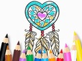 Gioco Coloring Book: Heart Dreamcatcher