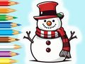 Gioco Coloring Book: Snowman Family