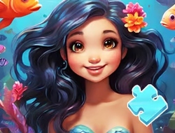 Gioco Puzzle: Sirena sottomarina .