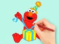 Gioco Coloring Book: Elmo Gift
