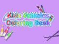 Gioco Kids Vehicles Coloring Book