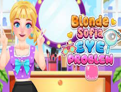 Gioco Sofia bionda: problema agli occhi .