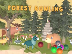 Gioco Bowling nella foresta 