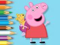 Gioco Coloring Book: Peppa With Toy Bear
