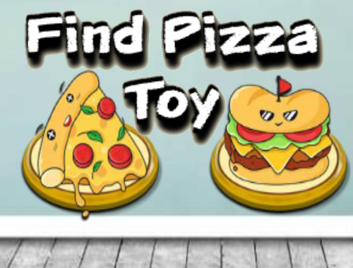 Gioco Trova il giocattolo della pizza .