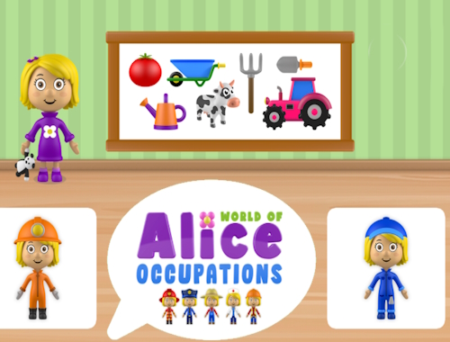 Gioco Il mondo delle occupazioni di Alice .