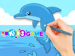 Gioco Coloring Book: Cute Dolphin