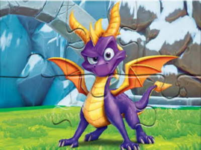 Gioco Puzzle: Drago cattivo .