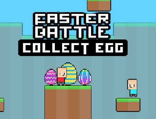 Gioco Battaglia di Pasqua Raccogli l'uovo .