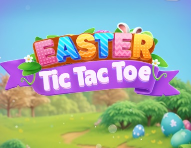 Gioco Tic Tac Toe di Pasqua .