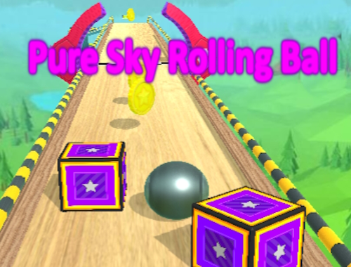 Gioco Palla che rotola nel cielo puro 