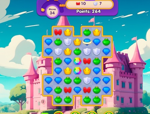 Gioco Castello dei sogni: abbinamento 3 