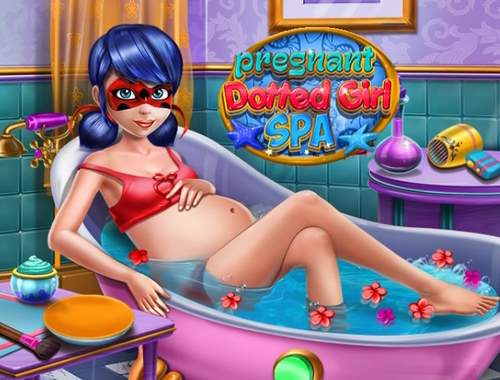 Gioco Stazione termale punteggiata incinta della ragazza .