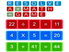 Gioco RE5OLVE a+math=game