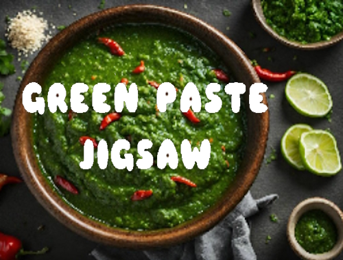 Gioco Puzzle di pasta verde 