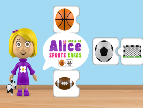 Gioco Il mondo delle carte sportive di Alice .
