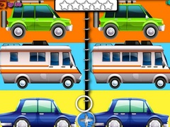 Gioco Cartoon Cars Spot The Difference