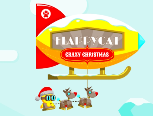 Gioco FlappyCat Natale pazzo 