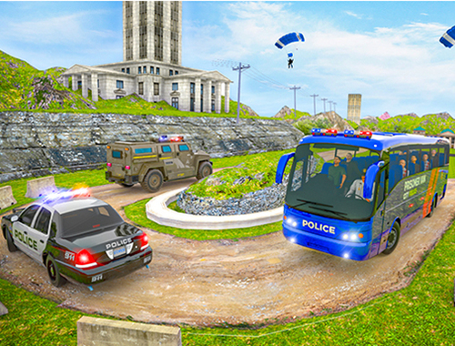 Gioco Gioco della polizia di Jail Prison Van .