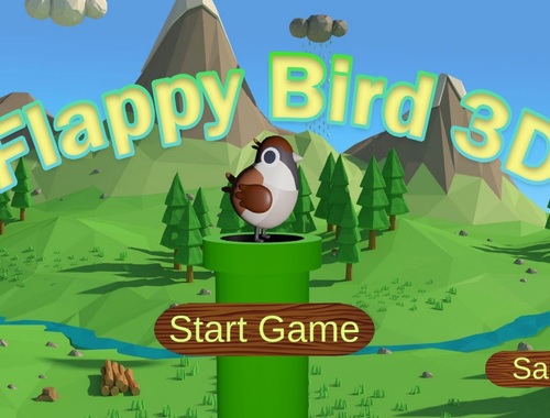 Gioco Uccelli Flappy 3D .