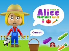 Gioco World of Alice Vegetables Names