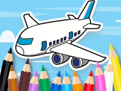 Gioco Coloring Book: Flying Airplane