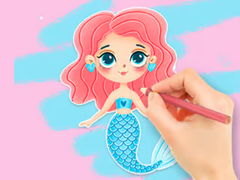 Gioco Coloring Book: Enjoying Mermaid