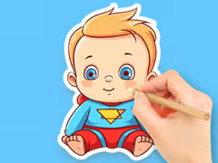Gioco Coloring Book: Cute Super Baby