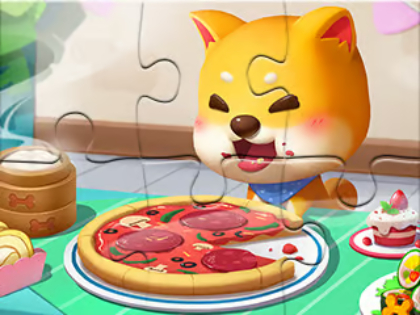 Gioco Puzzle: Pizza Dog 