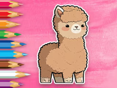 Gioco Coloring Book: Cute Alpaca