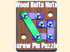 Gioco Wood Bolts Nuts Screw Pin Puzzle